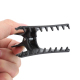 Pinces Papillon De Coiffure Pour Maintenir Les Cheveux Fins Et Épais 12 Pièces Plastique Noir 8 Cm - www.yonis-shop.com