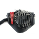 Sac Banane De Coiffeur Porte Outils En Cuir PU Capacité 6 Ciseaux Noir 43 X 18 Cm - www.yonis-shop.com