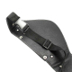 Sac Banane De Coiffeur Porte Outils En Cuir PU Capacité 6 Ciseaux Noir 43 X 18 Cm - www.yonis-shop.com