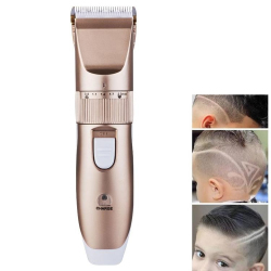 Tondeuse À Cheveux Électrique Rechargeable Pour Adultes Et Enfants Lame En Céramique 5 Réglages De Puissance Autonomie 60 Minutes