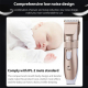 Tondeuse À Cheveux Électrique Rechargeable Pour Adultes Et Enfants Lame En Céramique 5 Réglages De Puissance Autonomie 60 Min...