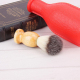 Blaireau De Rasage Pour Barbe En Poils De Nylon Et De Blaireau Tête Dense Exfoliante Manche En Bois - www.yonis-shop.com