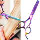 Ciseaux À Effiler Professionnels Pour Coiffeur Et Barbier En Acier Inoxydable 6Cr13 6 Pouces Dureté 62 HRC
