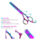 Ciseaux À Effiler Professionnels Pour Coiffeur Et Barbier En Acier Inoxydable 6Cr13 6 Pouces Dureté 62 HRC - www.yonis-shop.com