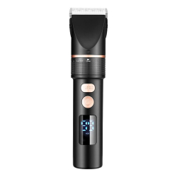 Tondeuse À Cheveux Électrique Pour Homme Avec Lames En Céramique Écran LCD Turbo Autonomie 150 Minutes Et 5 Réglages