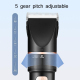 Tondeuse À Cheveux Électrique Pour Homme Avec Lames En Céramique Écran LCD Turbo Autonomie 150 Minutes Et 5 Réglages - www.yo...