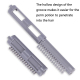 Pinces À Permanente 25 Pièces Pour Mise En Plis Sans Marques À Dents Rondes Et Lisses Et Rainure Creuse - www.yonis-shop.com
