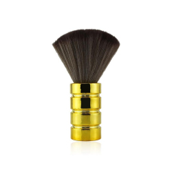 Brosse De Nettoyage Du Cou Après Coupe Pour Salon Et Maison Fibres Douces Élastiques Manche ABS Électroplaqué