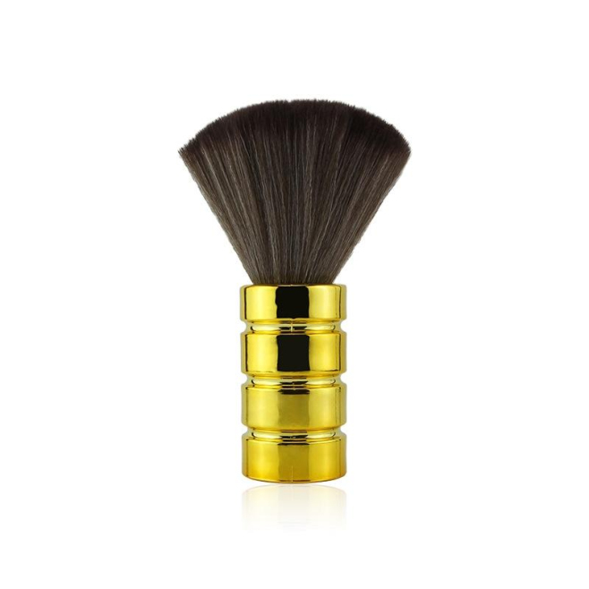 Brosse De Nettoyage Du Cou Après Coupe Pour Salon Et Maison Fibres Douces Élastiques Manche ABS Électroplaqué - www.yonis-sho...