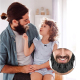 Protège-Barbe Homme Anti-Taches Double Épaisseur Ajustable Élastique Résistant À L’Huile Facile À Nettoyer - www.yonis-shop.com