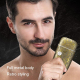 Tondeuse À Cheveux Et Rasoir Électrique 2 En 1 Pour Homme Crâne Rasé Lavable USB Écran LED Double Tête Flottante - www.yonis-...