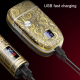 Tondeuse À Cheveux Et Rasoir Électrique 2 En 1 Pour Homme Crâne Rasé Lavable USB Écran LED Double Tête Flottante - www.yonis-...