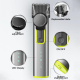 Tondeuse Barbe Homme 4 En 1 Étanche IPX5 Avec Têtes T Blade Rasage Nez Recharge USB-C Peignes 3 À 12 mm - www.yonis-shop.com