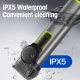 Tondeuse Barbe Homme 4 En 1 Étanche IPX5 Avec Têtes T Blade Rasage Nez Recharge USB-C Peignes 3 À 12 mm - www.yonis-shop.com