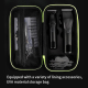 Kit De Tondeuses À Cheveux Électriques Pour Homme Avec Affichage LCD 12 Sabots Et Vitesses Réglables USB - www.yonis-shop.com