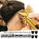 Kit De Tondeuses À Cheveux Électriques Pour Homme Avec Affichage LCD 12 Sabots Et Vitesses Réglables USB - www.yonis-shop.com