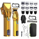 Kit De Tondeuses À Cheveux Électriques Pour Homme Avec Affichage LCD 12 Sabots Et Vitesses Réglables USB - www.yonis-shop.com