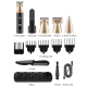 Tondeuse Multifonction 5 En 1 Cheveux Barbe Et Nez Affichage LED Étanche IPX7 Autonomie 1 H 30 - www.yonis-shop.com