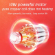 Tondeuse À Cheveux Électrique Avec Tondeuse De Finition Homme Lames Inoxydables Levier Réglable Affichage LED Autonomie 3 Heu...
