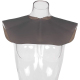Cape De Coiffure En Silicone Petite Rouge Imperméable Antidérapante Avec Aimant Pour Coupe Et Coloration - www.yonis-shop.com
