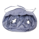 Cape De Rasage Pour Jambes Et Corps Adulte Unisexe Pour Récupérer Les Poils Pliable Avec Poche Zippée Grise - www.yonis-shop.com