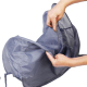Cape De Rasage Pour Jambes Et Corps Adulte Unisexe Pour Récupérer Les Poils Pliable Avec Poche Zippée Grise - www.yonis-shop.com