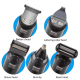 Tondeuse Multifonction 5 En 1 Rechargeable USB À Têtes Interchangeables Et Sabot Réglable 3 À 11 mm - www.yonis-shop.com