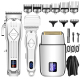 Kit De Tondeuses À Cheveux Et Rasage 3 Pièces Pour Homme Lames En Acier Écran LCD Autonomie Jusqu’à 180 Minutes - www.yonis-s...