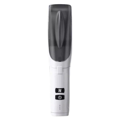 Tondeuse À Cheveux Rechargeable Pour Bébés Adultes Et Animaux Avec Aspiration Silencieuse Lame Céramique Et Autonomie 45 Min