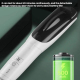 Tondeuse À Cheveux Rechargeable Pour Bébés Adultes Et Animaux Avec Aspiration Silencieuse Lame Céramique Et Autonomie 45 Min ...
