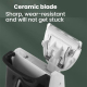 Tondeuse À Cheveux Rechargeable Pour Bébés Adultes Et Animaux Avec Aspiration Silencieuse Lame Céramique Et Autonomie 45 Min ...
