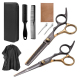 Ciseaux De Coiffure En Acier Inoxydable 9 En 1 Pour Coupe Et Désépaississage Lames Affûtées Poignée Ergonomique 17 Cm - www.y...