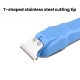 Tondeuse À Cheveux Électrique Avec Écran LCD Lame En Acier Auto Affûtée Moteur Puissant Recharge Type C 800 mAh - www.yonis-s...
