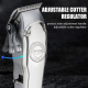 Tondeuse À Cheveux Rechargeable Moteur 5 W Lames Inox Anti Blocage Affichage LCD Peigne De Coupe Limitée - www.yonis-shop.com