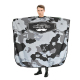 Cape De Coiffeur Pour Coupe Et Coloration Imperméable Facile À Nettoyer Anti-Adhérence Aux Cheveux 140x160 Cm Army - www.yoni...