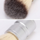 Blaireau De Rasage Avec Bol En Acier Inoxydable Pour Savon À Barbe Poils En Nylon Mousse Uniforme - www.yonis-shop.com