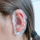 Protège-Oreilles Jetables Imperméables Pour Teinture Et Bain En PE Souple Blanc 100 Pièces Élastiques Sans Odeur - www.yonis-...