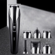 Tondeuse Électrique 6 En 1 Pour Cheveux Et Corps Rechargeable USB Avec Têtes Inox Et Guides De Coupe De 1 À 12 Mm - www.yonis...