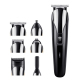 Tondeuse Électrique 6 En 1 Pour Cheveux Et Corps Rechargeable USB Avec Têtes Inox Et Guides De Coupe De 1 À 12 Mm - www.yonis...