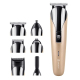 Tondeuse Électrique 6 En 1 Pour Cheveux Et Corps Rechargeable USB Avec Têtes Inox Et Guides De Coupe De 1 À 12 Mm - www.yonis...