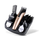 Tondeuse Électrique 6 En 1 Pour Cheveux Et Corps Rechargeable USB Avec Têtes Inox Et Guides De Coupe De 1 À 12 Mm - www.yonis...