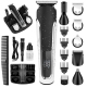 Tondeuse Électrique Homme 6 En 1 Étanche IPX6 Pour Barbe Nez Et Corps Avec Écran LED Et 80 Minutes D’Autonomie - www.yonis-sh...