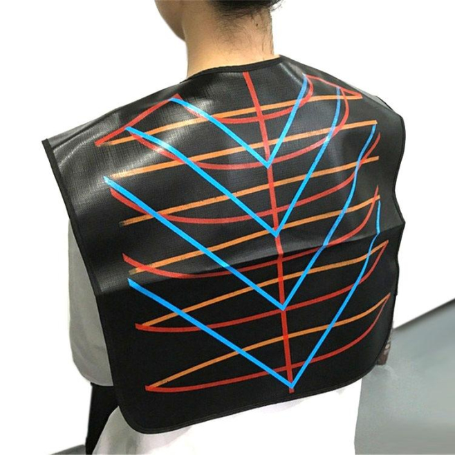 Cape De Protection Pour Coloration Capillaire Imperméable Épaisse À Fermeture Magnétique 62 X 45 Cm Pour Salon Et Maison - ww...