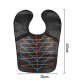 Cape De Protection Pour Coloration Capillaire Imperméable Épaisse À Fermeture Magnétique 62 X 45 Cm Pour Salon Et Maison - ww...