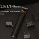 Tondeuse À Cheveux Électrique USB Tête En T Acier Batterie 1200 mAh 4 Sabots De Coupe 1 À 9 mm - www.yonis-shop.com