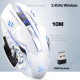 Souris Gaming Sans Fil Rechargeable 2400 DPI 6 Boutons Capteur PMW3389 Silencieuse Portée 10 m - www.yonis-shop.com