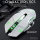 Souris Gaming Sans Fil Rechargeable 2400 DPI 6 Boutons Capteur PMW3389 Silencieuse Portée 10 m - www.yonis-shop.com