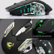 Souris Gaming Sans Fil Rechargeable 2400 DPI 6 Boutons Capteur PMW3389 Silencieuse Portée 10 m - www.yonis-shop.com