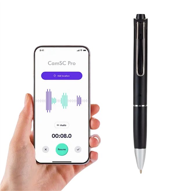 Micro Espion Wifi Stylo Enregistreur Audio Sans Abonnement Pour Surveillance Discrète - www.yonis-shop.com