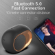 Enceinte Bluetooth Sans Fil Étanche 5W Avec Basses Renforcées Autonomie 5 À 8H TWS USB AUX Carte TF Mains Libres - www.yonis-...